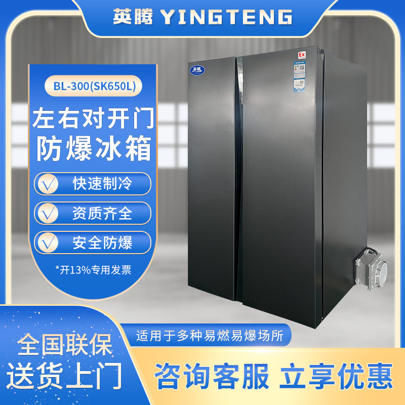 英腾BL-300(SK650L) 650升左右对开门防爆冰箱